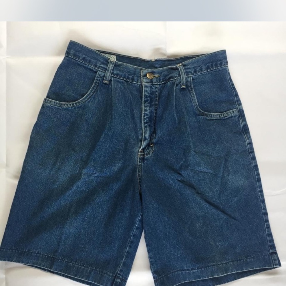 Vintage Lacoste high waisted Denim baggy Shorts
